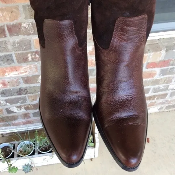 ⚜️ A.N.A BROWN SLOUCH BOOTS