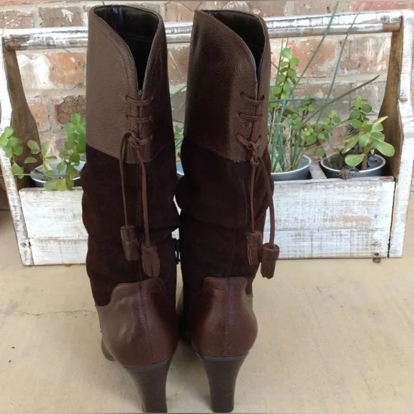 ⚜️ A.N.A BROWN SLOUCH BOOTS