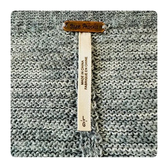 ★ Free People Ever Cozy Pullover - Blue/Gray ★