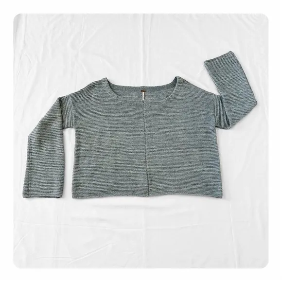 ★ Free People Ever Cozy Pullover - Blue/Gray ★
