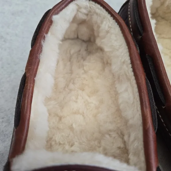 🐢 LL Bean Double Sole Hand Stitched Loafers. Men's Size 6. Like New.