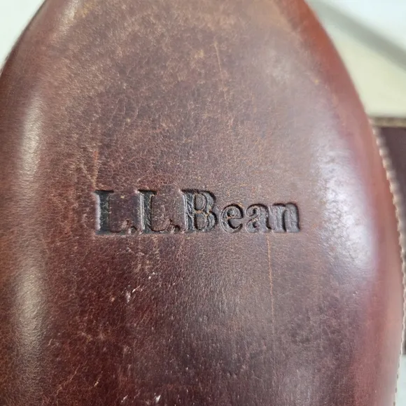 🐢 LL Bean Double Sole Hand Stitched Loafers. Men's Size 6. Like New.