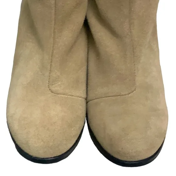 - Musse and Cloud Tan Millie Engineer suede Ankle Boots w grommets Boot 39…