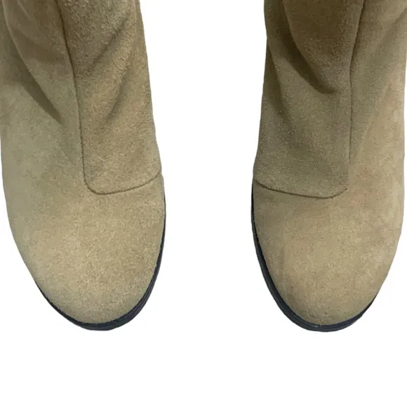 - Musse and Cloud Tan Millie Engineer suede Ankle Boots w grommets Boot 39…
