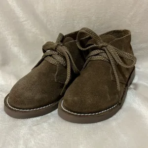 🆕 NIB  J Crew boys Calvert boots, kids size 11, brown suede leather