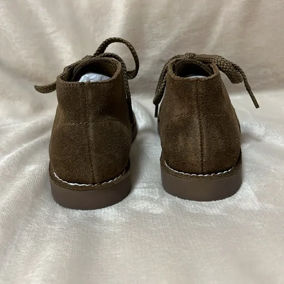 🆕 NIB  J Crew boys Calvert boots, kids size 11, brown suede leather