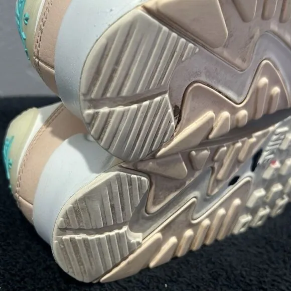 🔥 NIKE AirMax 90 Running Casual Sneaker Shoes Women Sz 8.5 - Pastel Colors - EU