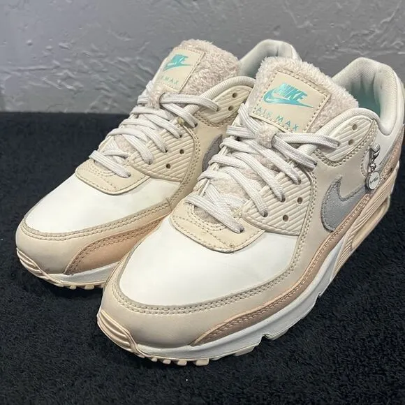 🔥 NIKE AirMax 90 Running Casual Sneaker Shoes Women Sz 8.5 - Pastel Colors - EU