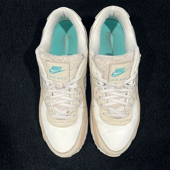 🔥 NIKE AirMax 90 Running Casual Sneaker Shoes Women Sz 8.5 - Pastel Colors - EU