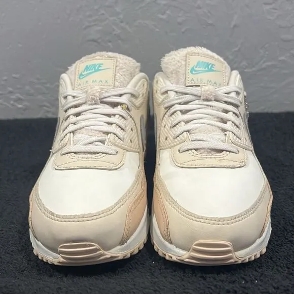 🔥 NIKE AirMax 90 Running Casual Sneaker Shoes Women Sz 8.5 - Pastel Colors - EU