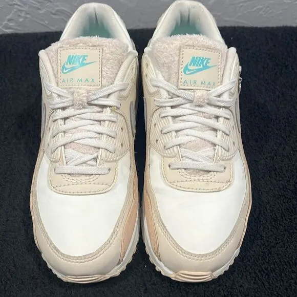 🔥 NIKE AirMax 90 Running Casual Sneaker Shoes Women Sz 8.5 - Pastel Colors - EU