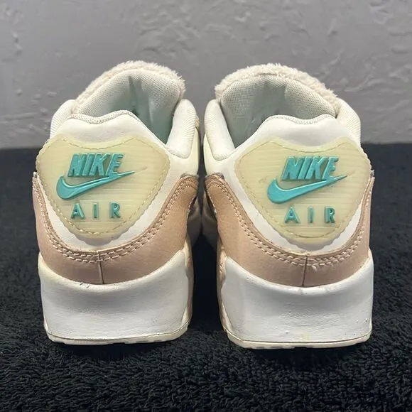 🔥 NIKE AirMax 90 Running Casual Sneaker Shoes Women Sz 8.5 - Pastel Colors - EU