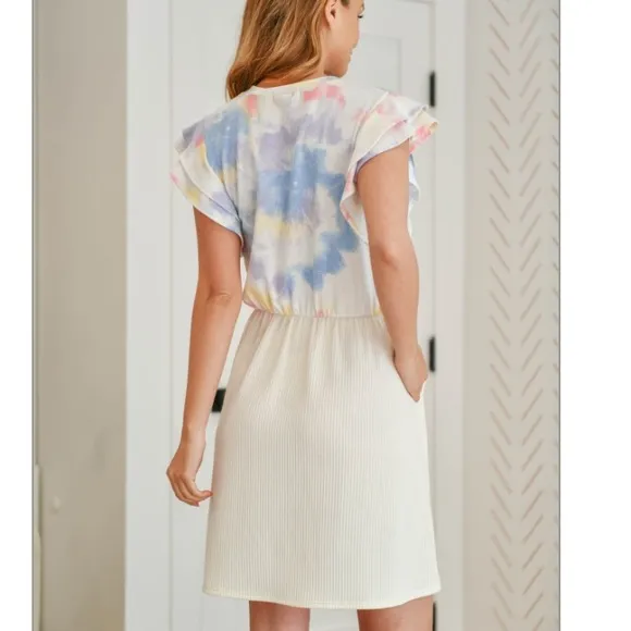 , Tie Dye Dress for spring summer