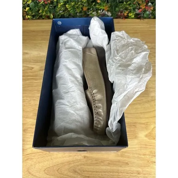 5 SAS Simplify Shoes‎ Loafers Tripad Comfort Gold Womens 5M NEW NIB Made In USA