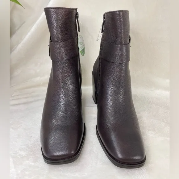$500 Paul‎ Green Nirvana Bootie Womens 6.5US Buckle Brown Leather NEW, (C 332)