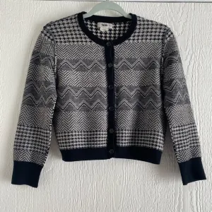 Acne Studios Vintage Houndstooth  Sweater Cardigan, Size: XS