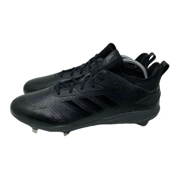 Adidas Adizero Afterburner V Baseball Cleats‎ Men's Size 13 Triple Black AQ0085