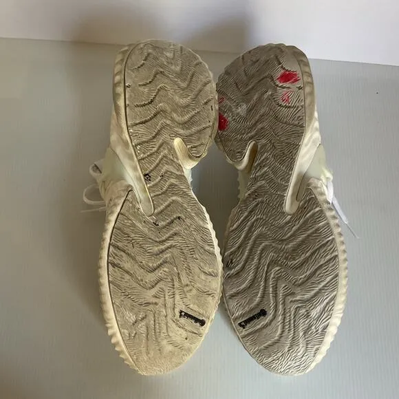 Adidas Alphabounce Instinct Shoes Size 13.5 Men’s White Gold Running Sneakers