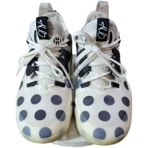 Adidas Harden Vol. 5 Futurenatural Polka Dot -‎ White/Black Mens Size 7