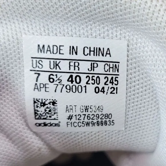 Adidas Harden Vol. 5 Futurenatural Polka Dot -‎ White/Black Mens Size 7
