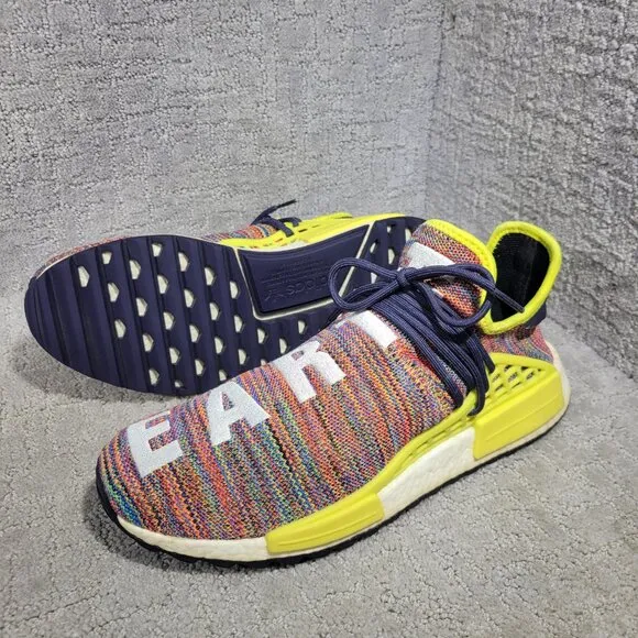 Adidas Human Race NMD Pharrell Men's Size 12 US Multicolor Casual Shoes AC7360