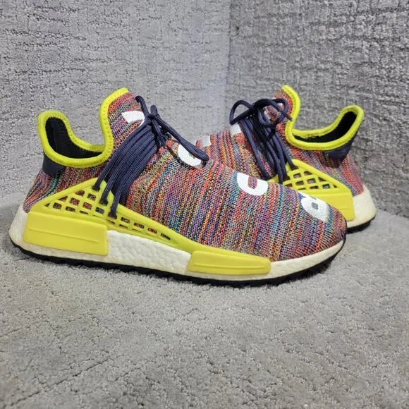 Adidas Human Race NMD Pharrell Men's Size 12 US Multicolor Casual Shoes AC7360