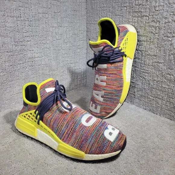Adidas Human Race NMD Pharrell Men's Size 12 US Multicolor Casual Shoes AC7360