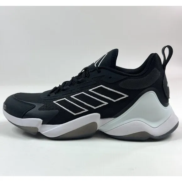Adidas Impact FLX II Mens 11.5 Black White Turf Training Football Shoes IE9379