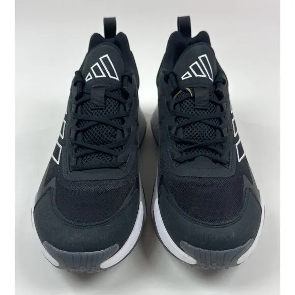 Adidas Impact FLX II Mens 11.5 Black White Turf Training Football Shoes IE9379