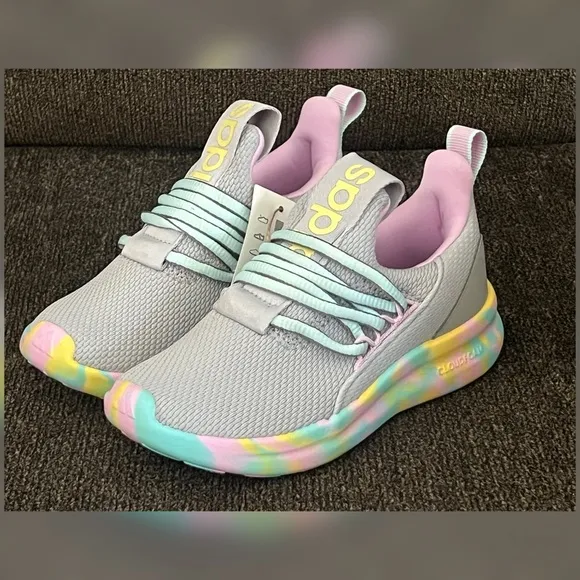 Adidas Lite Racer Adapt 7.0 Shoes Little Girl -Size 11K