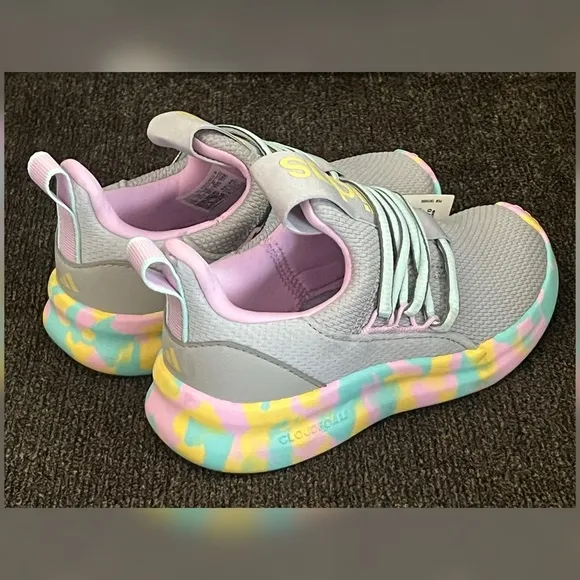 Adidas Lite Racer Adapt 7.0 Shoes Little Girl -Size 11K