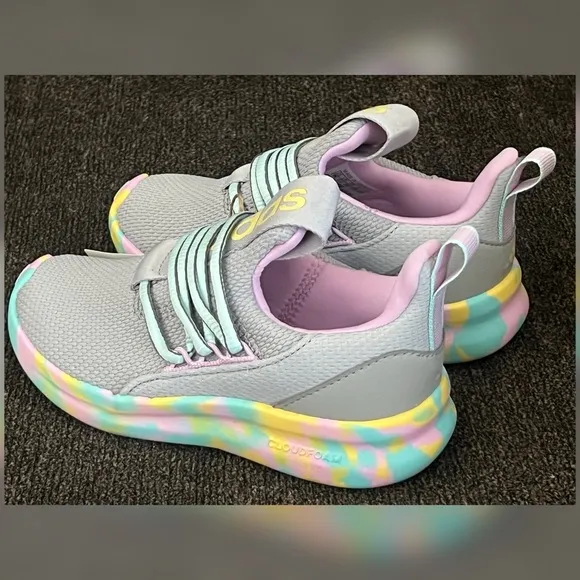 Adidas Lite Racer Adapt 7.0 Shoes Little Girl -Size 11K