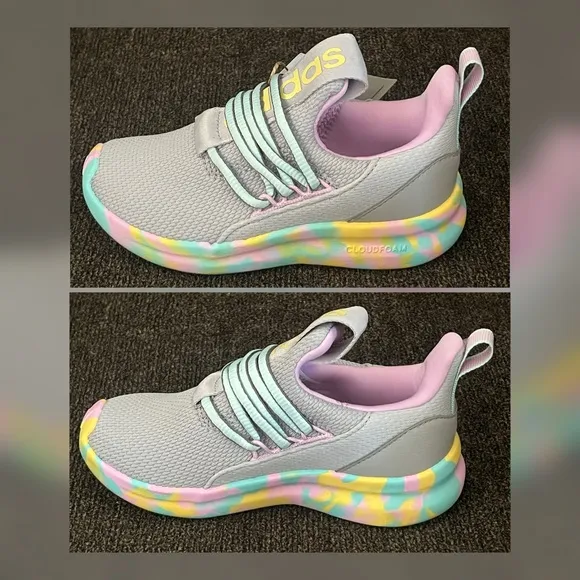 Adidas Lite Racer Adapt 7.0 Shoes Little Girl -Size 11K
