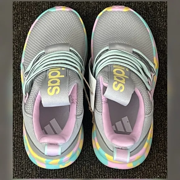 Adidas Lite Racer Adapt 7.0 Shoes Little Girl -Size 11K