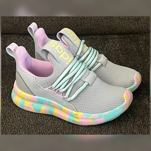 Adidas Lite Racer Adapt 7.0 Shoes Little Girl -Size 11K