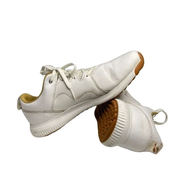 Adidas Men's Adicross Ppf Golf Shoe White Leather Size 12