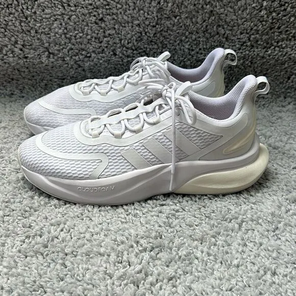 Adidas Men’s Alpha Bounce Plus Running Shoes, Size 10.5