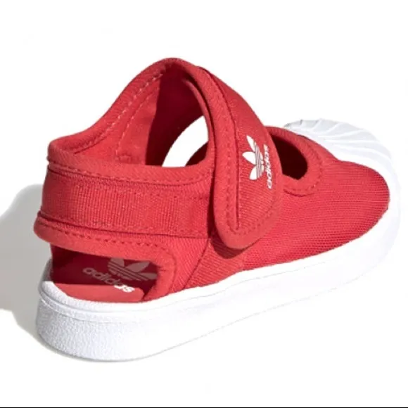 Adidas Original Kids Unisex Superstar 360 Red Sandals/Sz:9/NWT
