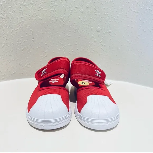 Adidas Original Kids Unisex Superstar 360 Red Sandals/Sz:9/NWT