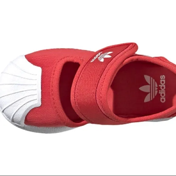 Adidas Original Kids Unisex Superstar 360 Red Sandals/Sz:9/NWT