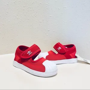 Adidas Original Kids Unisex Superstar 360 Red Sandals/Sz:9/NWT