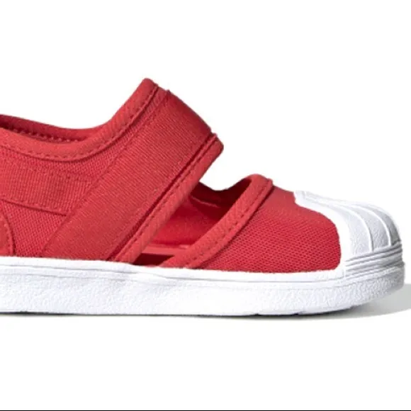 Adidas Original Kids Unisex Superstar 360 Red Sandals/Sz:9/NWT
