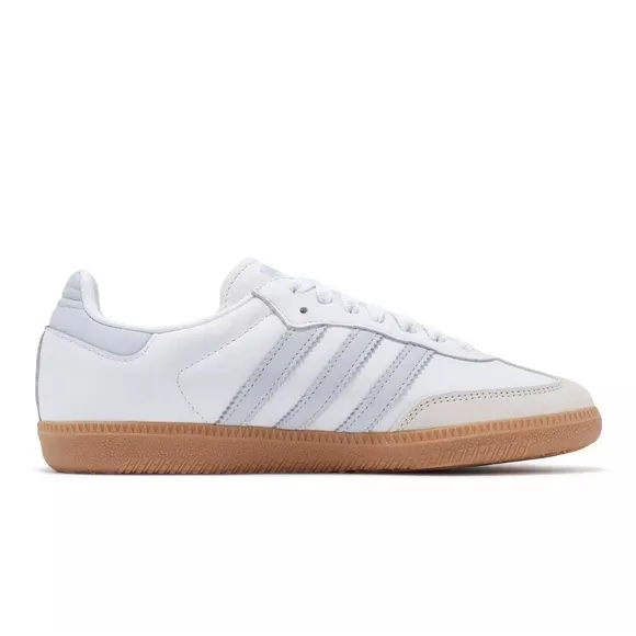 adidas Originals Samba OG W White Halo Blue Gum Women Casual Shoes IE0877