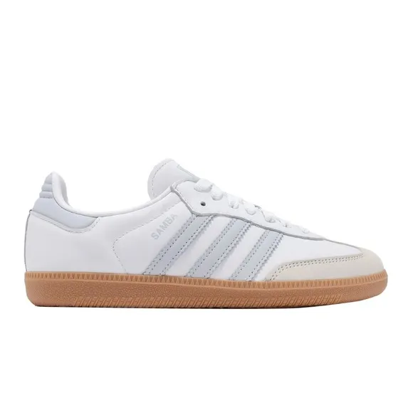 adidas Originals Samba OG W White Halo Blue Gum Women Casual Shoes IE0877