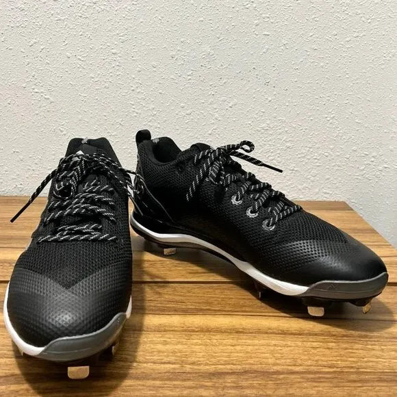 Adidas Performance Adizero Afterburner Metal Cleats, Men's Size 13