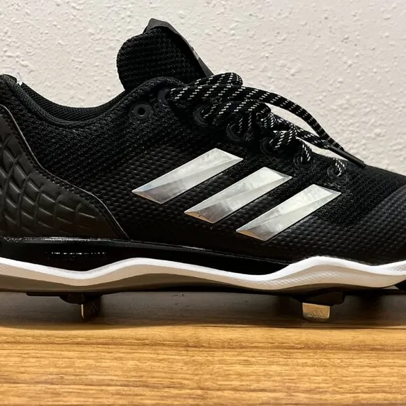 Adidas Performance Adizero Afterburner Metal Cleats, Men's Size 13
