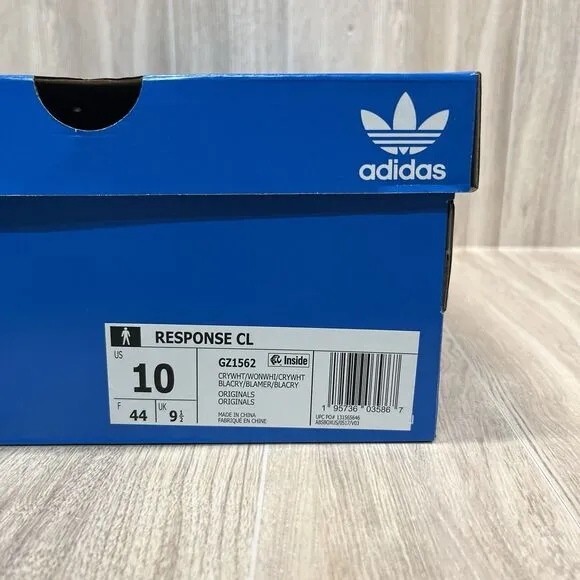 Adidas Response CL Low Casual Sneaker Shoes White Grey GZ1562 Men’s Sz 10