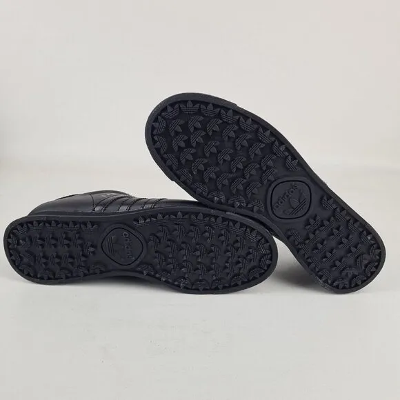 Adidas Samoa J Shoes Black Originals Leather Casual