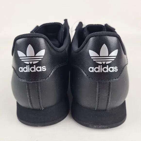 Adidas Samoa J Shoes Black Originals Leather Casual