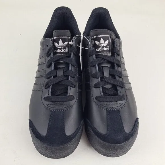 Adidas Samoa J Shoes Black Originals Leather Casual
